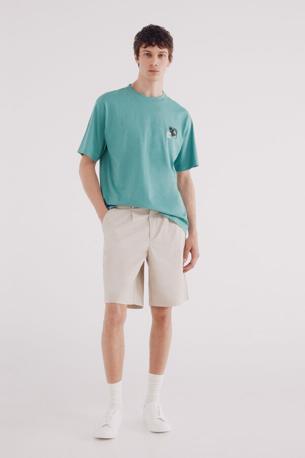 Springfield Camiseta Dragão verde