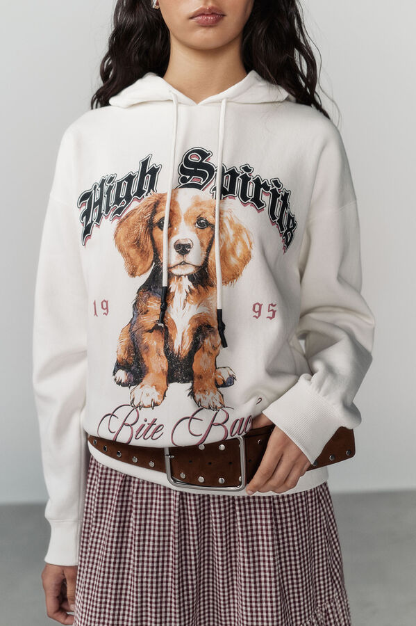 High Spirits Sweatshirt Barky bege