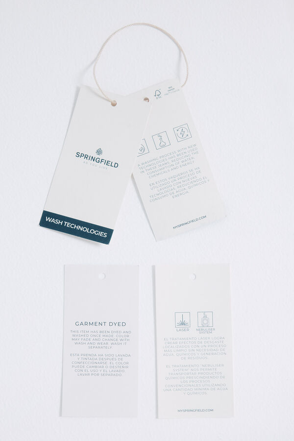 Springfield Calça slim fit com 5 calça azul