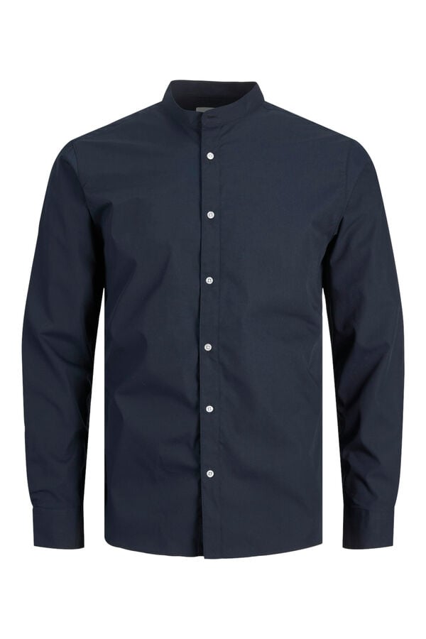 Jack & Jones Camisa gola mao azul