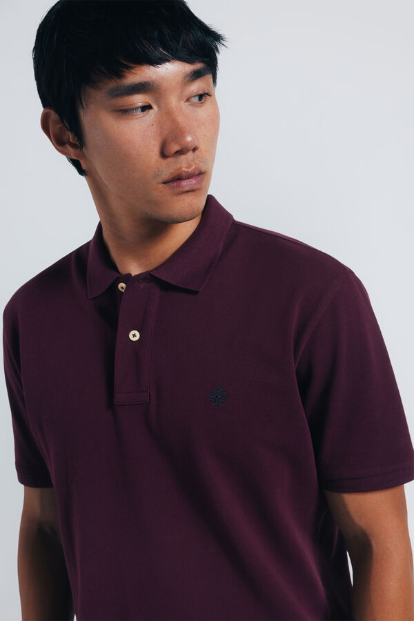 Springfield Polo piqué básico regular fit estampado