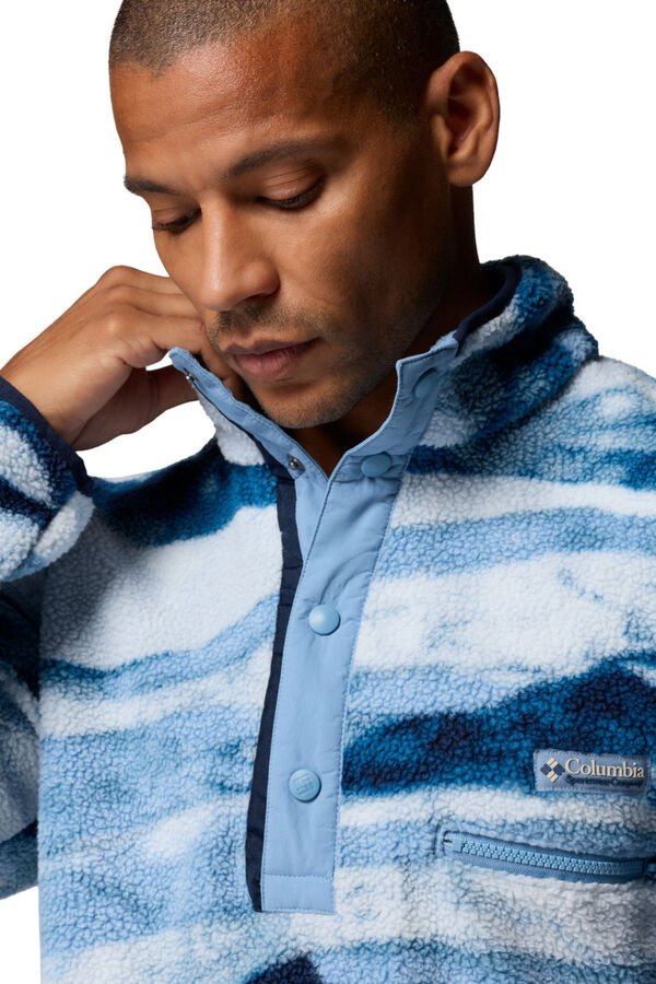 Columbia Forro polar com molas de press&atilde;o azul