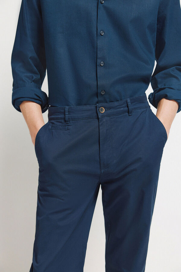 Springfield Cal&ccedil;as chino slim fit azul