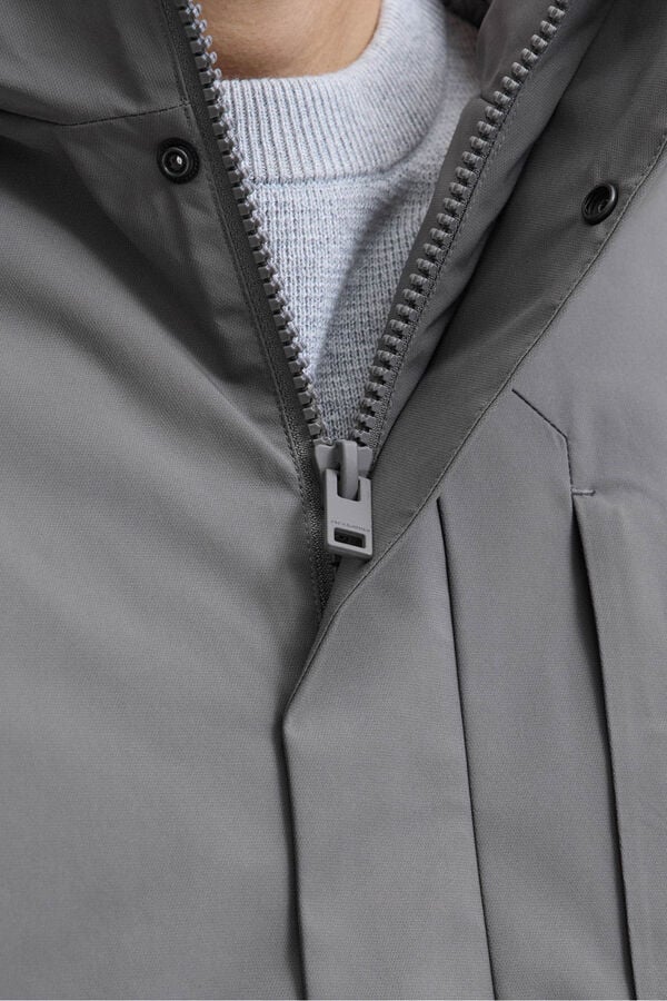 Jack & Jones Casaco impermeável cinzento