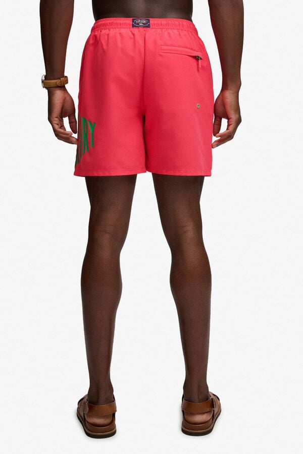 Superdry Fato de banho com logo rosa