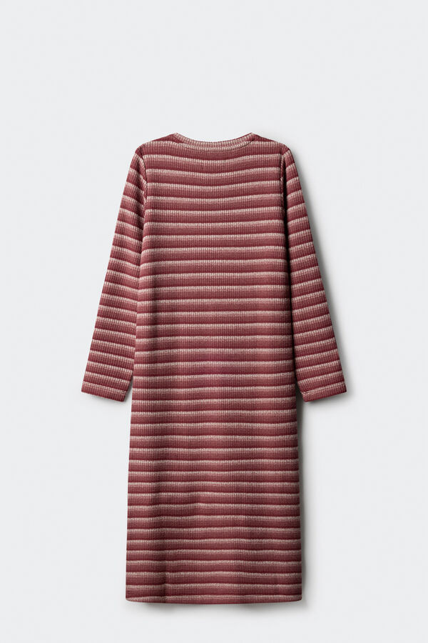 Springfield Kids Vestido longo riscas para meninas rosa