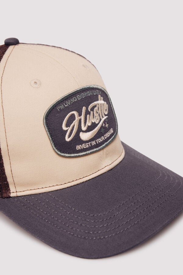 Springfield Boné Trucker com patch frontal cru