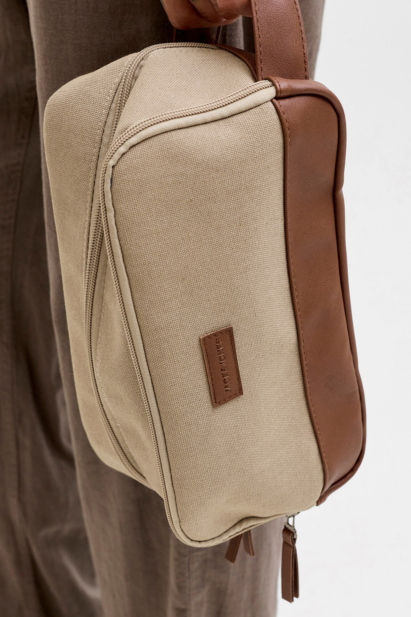 Jack & Jones Neceses b&aacute;sico de lona