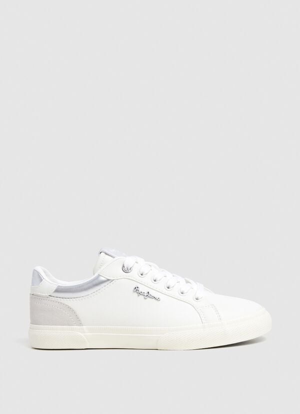 Springfield Kenton Court Basic Vulcanized Sneaker  grey