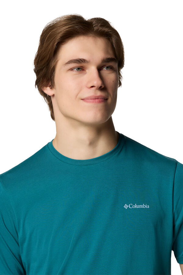 Columbia Camiseta para homem de manga curta Columbia North Cascades™ verde