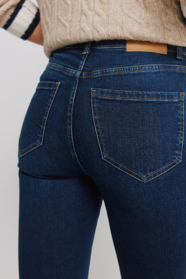 Springfield Cal&ccedil;as jeans slim cropped azul