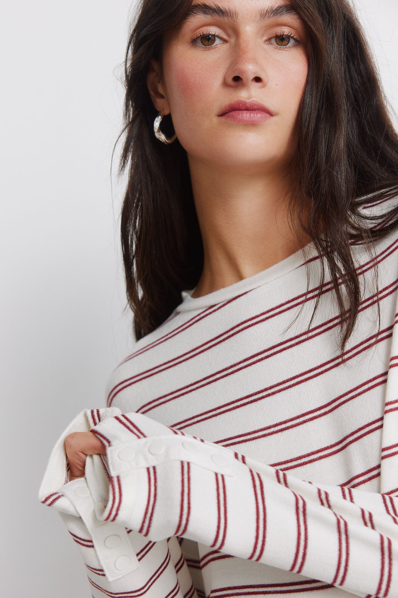 Springfield T-shirt de risca dupla