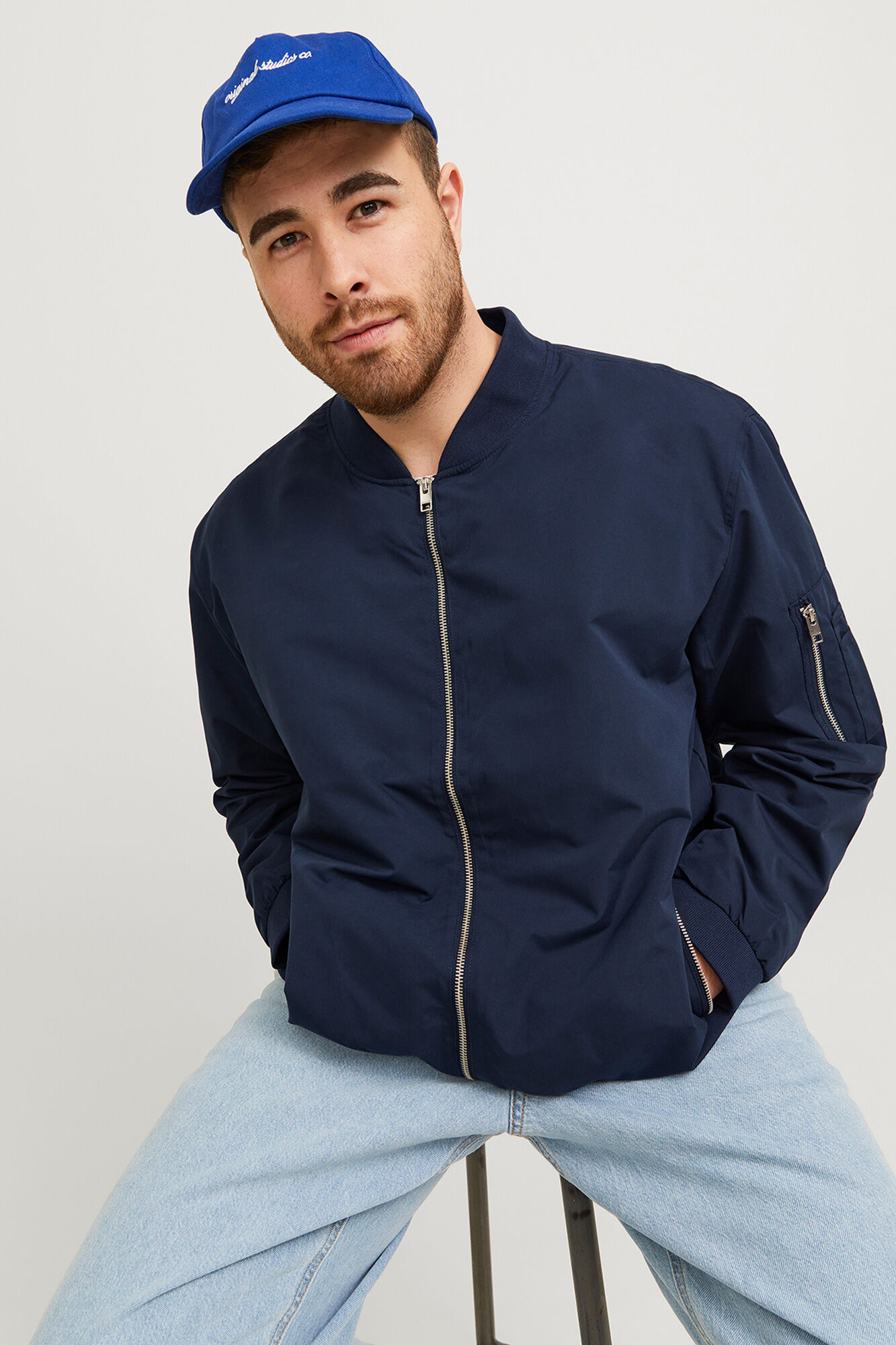 Jack & Jones PLUS Jaqueta bomber leve