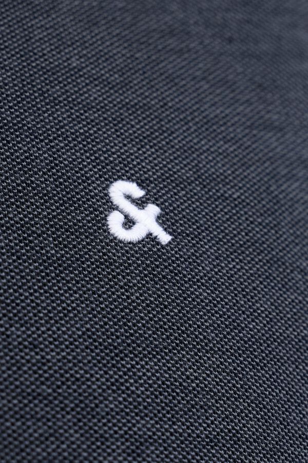 Jack & Jones PLUS Polo regular em piqu&eacute; cinzento