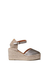 Toni Pons Alpercata em pele com cunha estampado