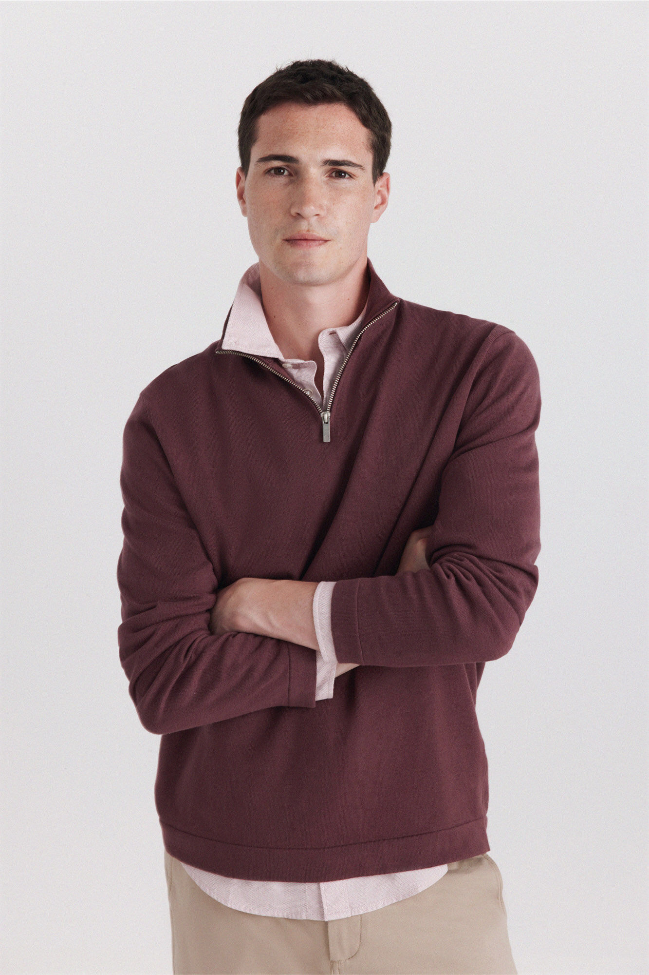 Springfield Camisola b&aacute;sica gola camionista