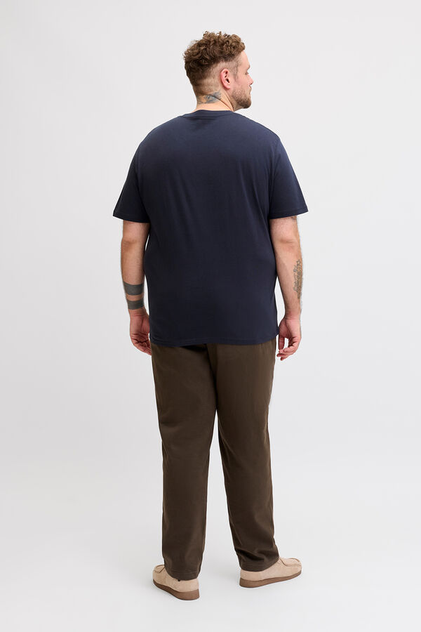 Jack & Jones PLUS T-shirt logo azul