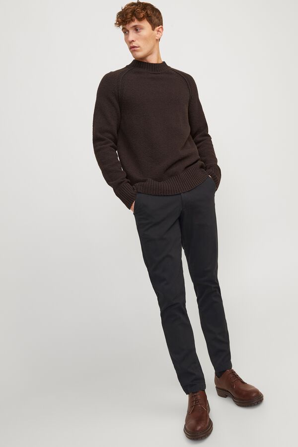Jack & Jones Cal&ccedil;as chino slim preto