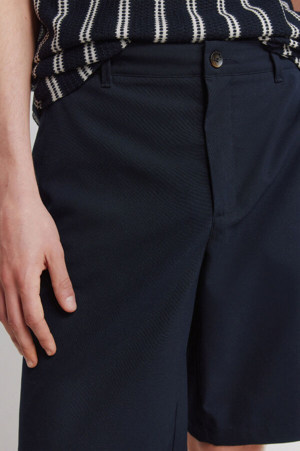 Springfield Bermudas larga wide & relaxed fit azul