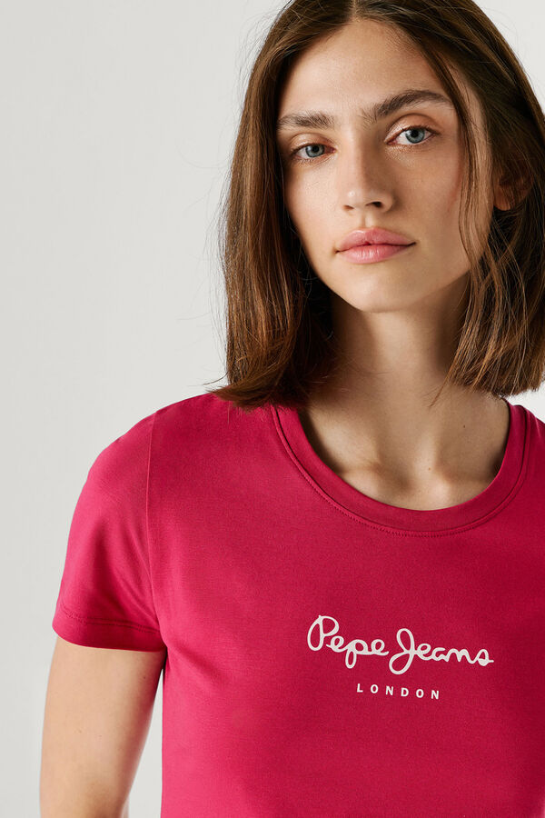 Pepe Jeans Camisola de manga curta rosa