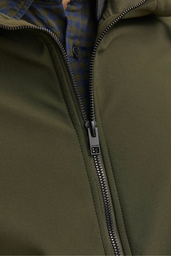 Jack & Jones Jaqueta softshell com capuz. verde