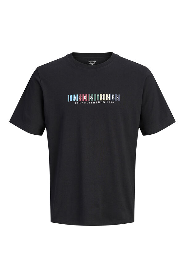 Jack & Jones Cotton short sleeve T-shirt black