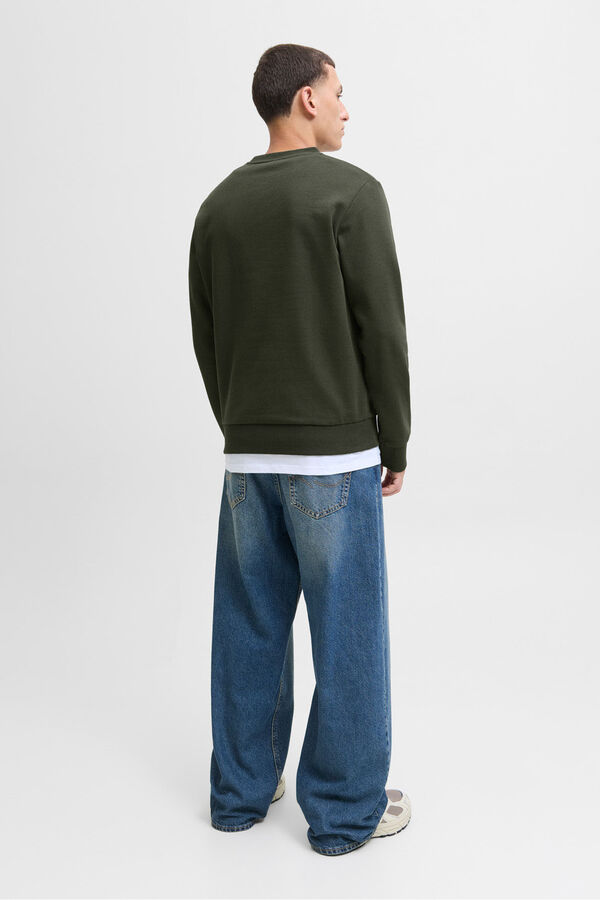 Jack & Jones Sweatshirt com logo contrastante verde