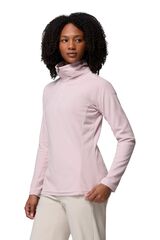 Columbia Forro polar com meio fecho-&eacute;clair rosa