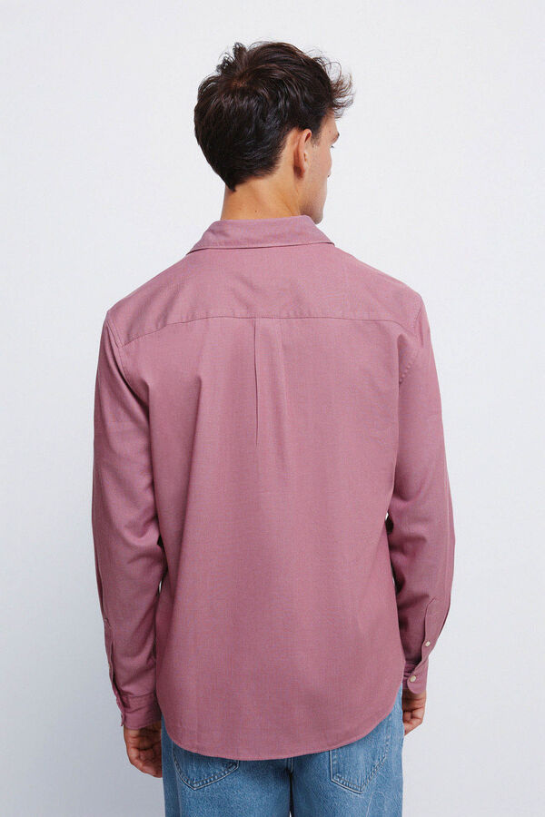 Springfield Camisa estruturada bicolor vermelho