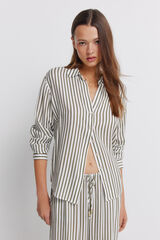 Springfield Cal&ccedil;a comprida larga Caqui escuro