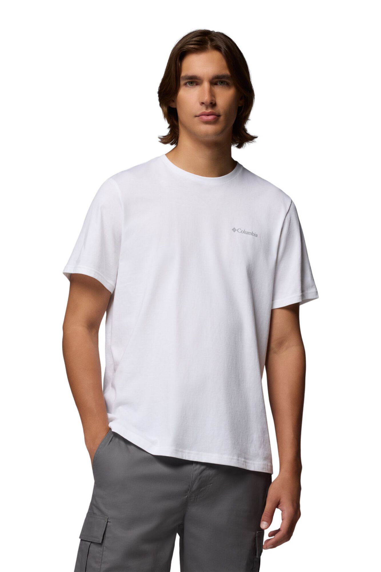 Columbia T-shirt b&aacute;sica de algod&atilde;o