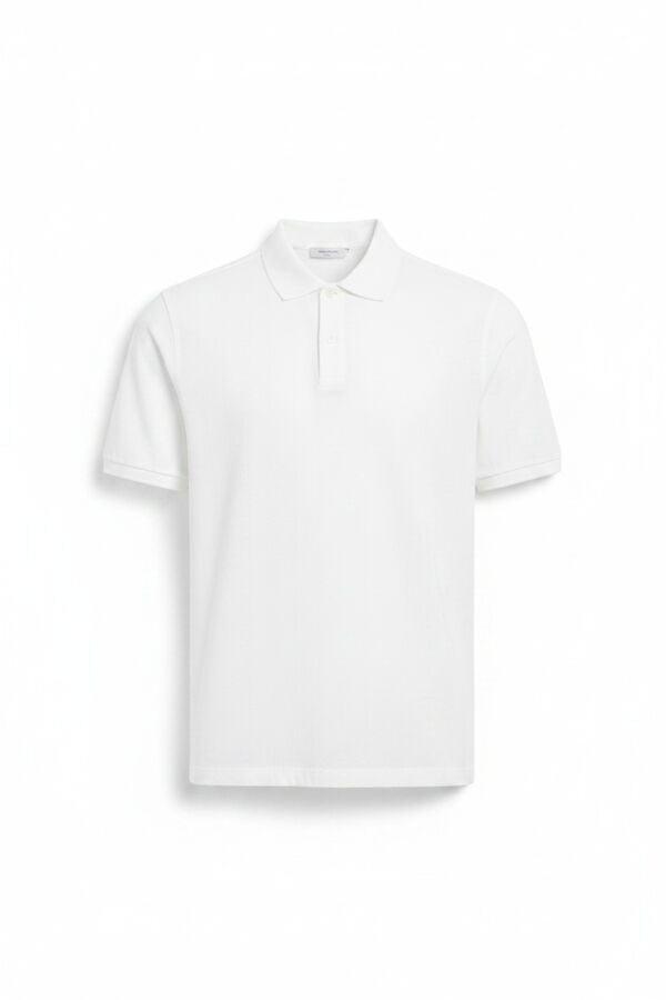 Springfield Polo em estrutura regular fit branco