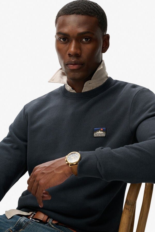 Superdry Sweatshirt Great Outdoors Emb RLXD  azul