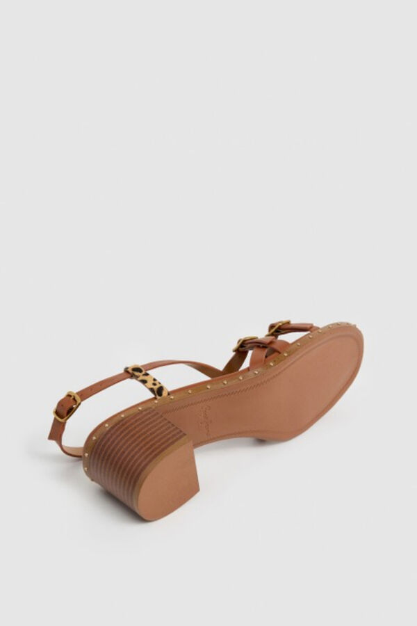 Pepe Jeans Sand&aacute;lias de tiras com fivela cru
