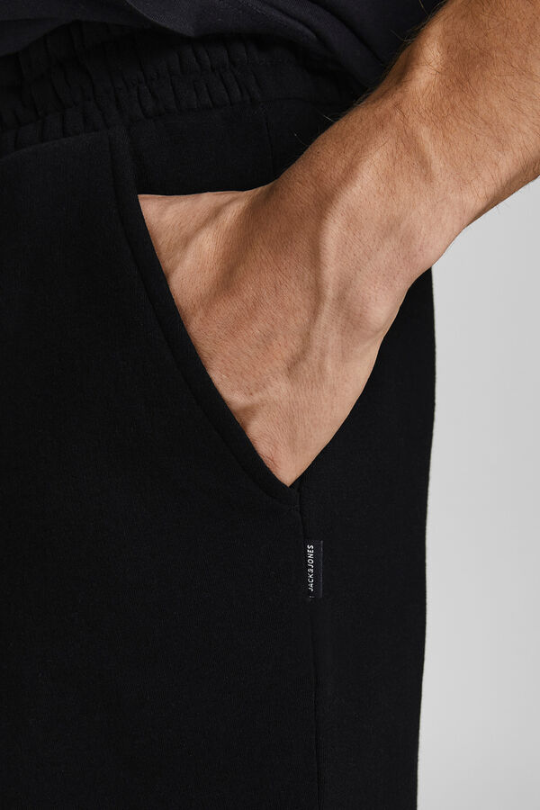 Jack & Jones PLUS Cal&ccedil;&otilde;es de felpa regular preto