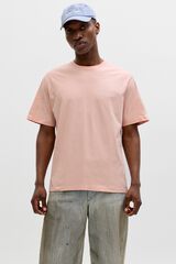 Jack & Jones T-shirt regular com estampado nas costas rosa