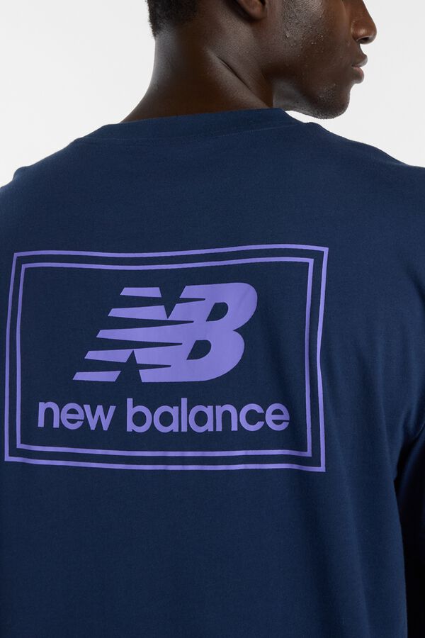 New Balance T-shirt de manga curta azul