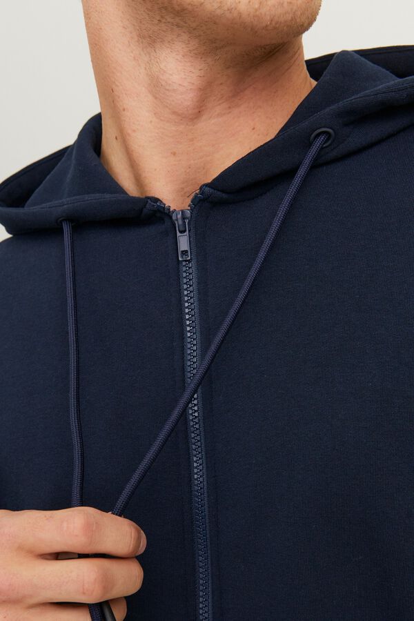 Jack & Jones Sweatshirt relaxed com capuz azul