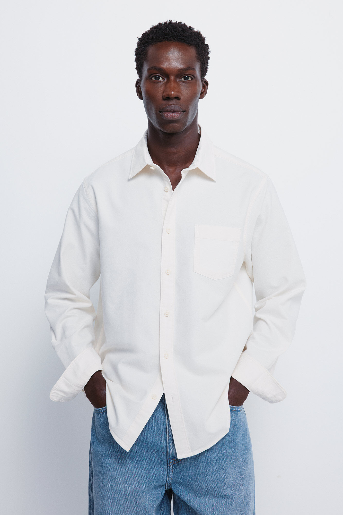 Springfield Camisa Oxford colorida