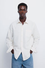 Springfield Camisa Oxford colorida branco