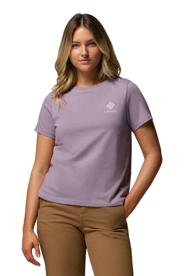 Columbia Camiseta con estampado Rolling Bend&trade; morado/lila