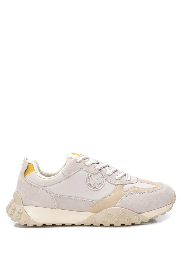 XTI sapatilha/chinelo masculino em croute  bege