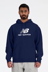 New Balance Sweatshirt com capuz logo azul