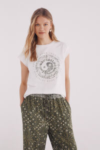 Springfield T-shirt gráfico étnico