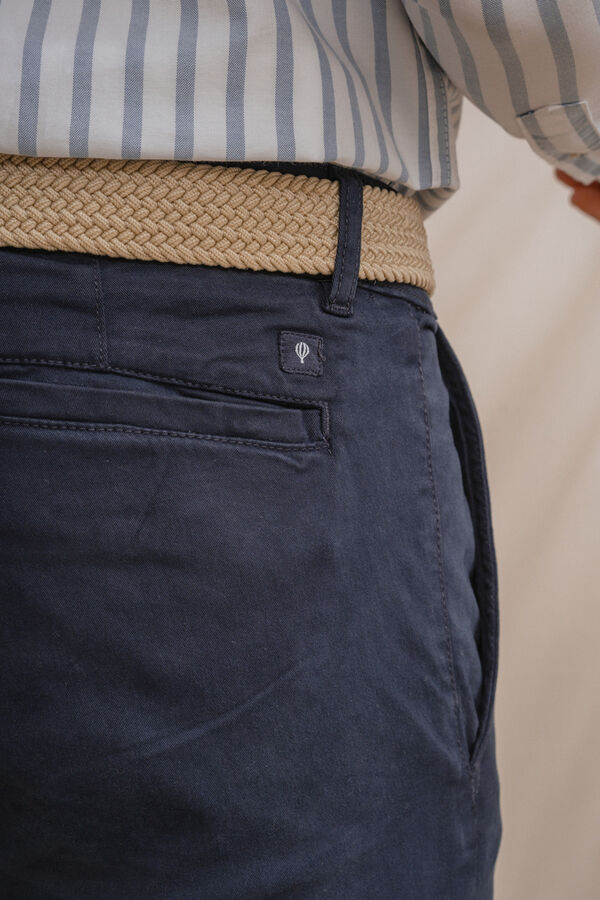 Celopman Cal&ccedil;as chino slim azul
