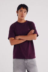 Springfield Camiseta básica com gola redonda estampado