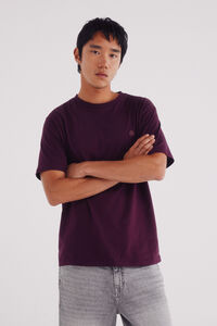 Springfield Camiseta básica com gola redonda
