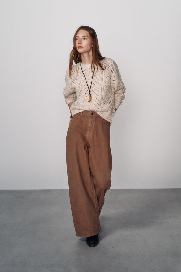 High Spirits Calça Jeans Ember cru