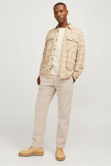 Jack & Jones Calça jogger de veludo cotelê cinzento