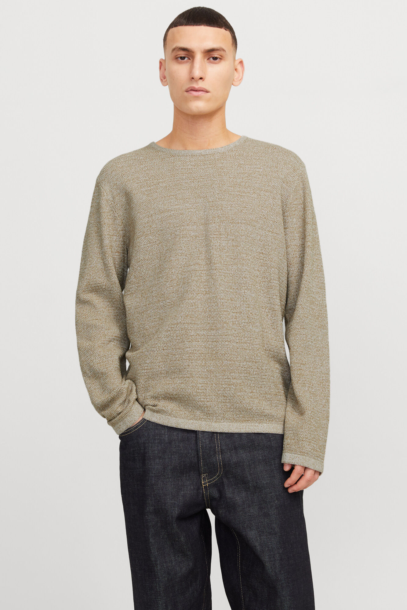 Jack & Jones Jersey punto manga larga holgado